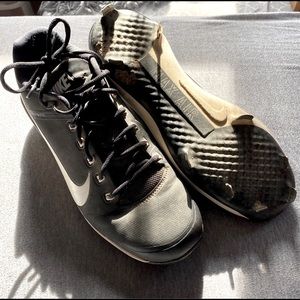 Mens Size 10 Metal Baseball Cleats Nike Air Clipper Flywire